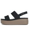 Crocs (WMNS) ブルックリン 厚底 ブラックサンダル “ブラック” 206453-07H