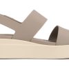 Crocs (WMNS) ブルックリン 厚底サンダル グレー 206453-15W
