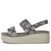 Crocs (WMNS) ブルックリン 厚底 カジュアルサンダル グレー 206453-93T