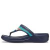 Crocs (WMNS) モントレー ビーズ ストラップ ウェッジ “ダークブルー” 206641-4HQ