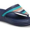 Crocs (WMNS) モントレー ビーズ ストラップ ウェッジ “ダークブルー” 206641-4HQ