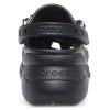 Crocs (WMNS) クラシック クロッグ レトロ サンダル ブラック シルバー 206662-067