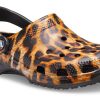 Crocs (WMNS) クラシッククロッグ アニマルプリント ビーチカジュアルサンダル ヒョウ柄 206676-90L