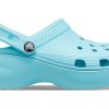 Crocs (WMNS) クラシック プラットフォーム クロッグ “ピュア ウォーター” 206750-4SS