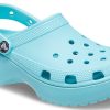 Crocs (WMNS) クラシック プラットフォーム クロッグ “ピュア ウォーター” 206750-4SS