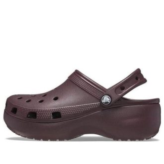 Crocs (WMNS) クラシック プラットフォーム クロッグ “ダークチェリー” 206750-6WD