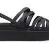 Crocs (WMNS) ブルックリン ストラップ ブラック サンダル 206751-001