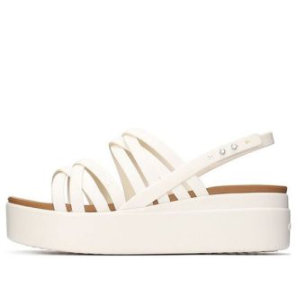 Crocs (WMNS) ブルックリン ストラップ ホワイト サンダル 206751-159 Crocs (WMNS) ブルックリン ストラップ ホワイト サンダル 206751-159