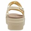 Crocs (WMNS) ブルックリン ストラッピー ロー ウェッジ “ボーン” 206751-2Y2