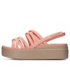 Crocs (WMNS) 厚底 コージーファッション スポーツサンダル ピンク 206751-6RL