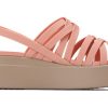 Crocs (WMNS) 厚底 コージーファッション スポーツサンダル ピンク 206751-6RL