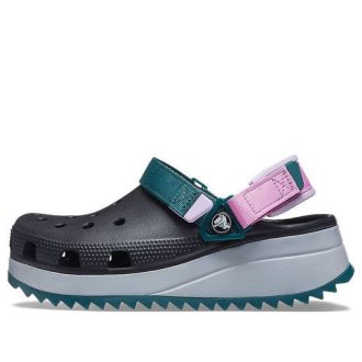 Crocs (WMNS) クラシック ハイカー クロッグ “ブラック ゲイ ティール” 206772-988