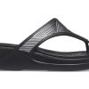 Crocs (WMNS) モントレー メタリック スタイリッシュ ブラック スリッパ 206850-001