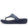 Crocs (WMNS) モントレー ビーズ フリップフロップ ディープブルー 206851-410