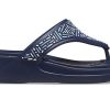 Crocs (WMNS) モントレー ビーズ フリップフロップ ディープブルー 206851-410