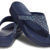 Crocs (WMNS) モントレー ビーズ フリップフロップ ディープブルー 206851-410