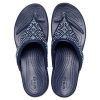 Crocs (WMNS) モントレー ビーズ フリップフロップ ディープブルー 206851-410
