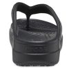 Crocs (WMNS) 厚底ブラックスリッパ 206919-001