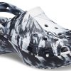 Crocs (WMNS) クラシック プラットフォーム マーブル クロッグ “ブラック ホワイト” 207176-066
