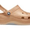 Crocs (WMNS) クラシック グリッター クロッグ “オレンジ” 207241-2DS