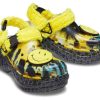 Crocs (WMNS) クラシッククロッグ スマイリングフェイス スタイリッシュフラットスポーツ イエローサンダル 207271-90H