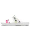 Crocs (WMNS) クラシック タイダイ グラフィック サンダル “ブラック グリーン” 207283-94S