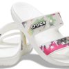 Crocs (WMNS) クラシック タイダイ グラフィック サンダル “ブラック グリーン” 207283-94S