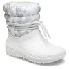Crocs (WMNS) クラシック ネオ パフ リュクス ブーツ “ホワイトグレー” 207312-1CR