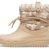 Crocs (WMNS) クラシック ネオ パフ リュクス ブーツ “ベージュホワイト” 207312-2E9