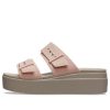 Crocs (WMNS) ペールブラッシュ ブルックリン サンダル “ブラウンベージュ” 207431-6RL