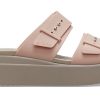Crocs (WMNS) ペールブラッシュ ブルックリン サンダル “ブラウンベージュ” 207431-6RL