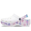Crocs (WMNS) クラシック プラットフォーム ドリーム クロッグ “ホワイトパープル” 207580-94S