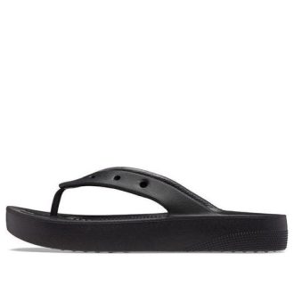 Crocs (WMNS) クラシック プラットフォーム フリップ “ブラック” 207714-001