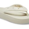 Crocs (WMNS) クラシック プラットフォーム フリップ (ベージュ) 207714-2Y2