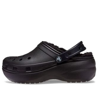 Crocs (WMNS) クラシック プラットフォーム ライニング クロッグ “ブラック” 207938-001