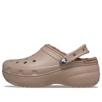 Crocs (WMNS) クラシック プラットフォーム ライニング クロッグ “マッシュルーム” 207938-195