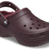 Crocs (WMNS) クラシック プラットフォーム ライニング クロッグ “ダークチェリー” 207938-6WD