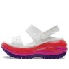 Crocs (WMNS) クラシック メガ クラッシュ サンダル “ホワイト レッド パープル” 207989-94S