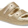 Crocs (WMNS) クラシック コジー グリッター サンダル “マルチゴールド” 208124-93S