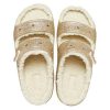 Crocs (WMNS) クラシック コジー グリッター サンダル “マルチゴールド” 208124-93S