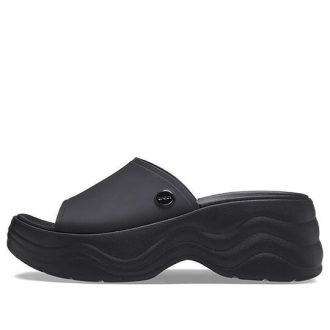 Crocs (WMNS) スカイライン スライドサンダル “ブラック” 208182-001
