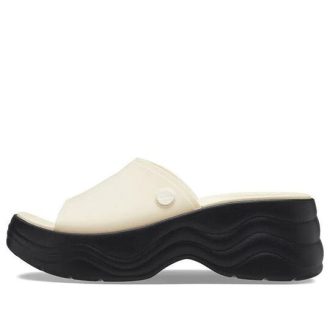 Crocs (WMNS) スカイライン スライド “バニラブラック” 208182-1LG