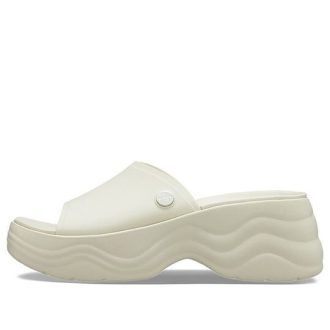 Crocs (WMNS) スカイライン スライド “ホワイト” 208182-2Y2