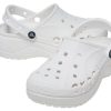 Crocs (WMNS) クラシック バヤ プラットフォーム スライド “ホワイト” 208186-100