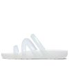 Crocs (WMNS) スプラッシュ グロッシー ストラップサンダル “ホワイト” 208537-100