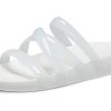 Crocs (WMNS) スプラッシュ グロッシー ストラップサンダル “ホワイト” 208537-100