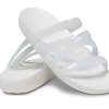 Crocs (WMNS) スプラッシュ グロッシー ストラップサンダル “ホワイト” 208537-100