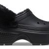 Crocs (WMNS) ストンプ ライニング クロッグ “ブラック” 208546-001