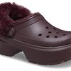 Crocs (WMNS) ストンプ ライニング クロッグ “ダークチェリー” 208546-6WD
