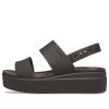 Crocs (WMNS) ブルックリン クロコ ロー エスプレッソ サンダル “ブラウン” 208585-206